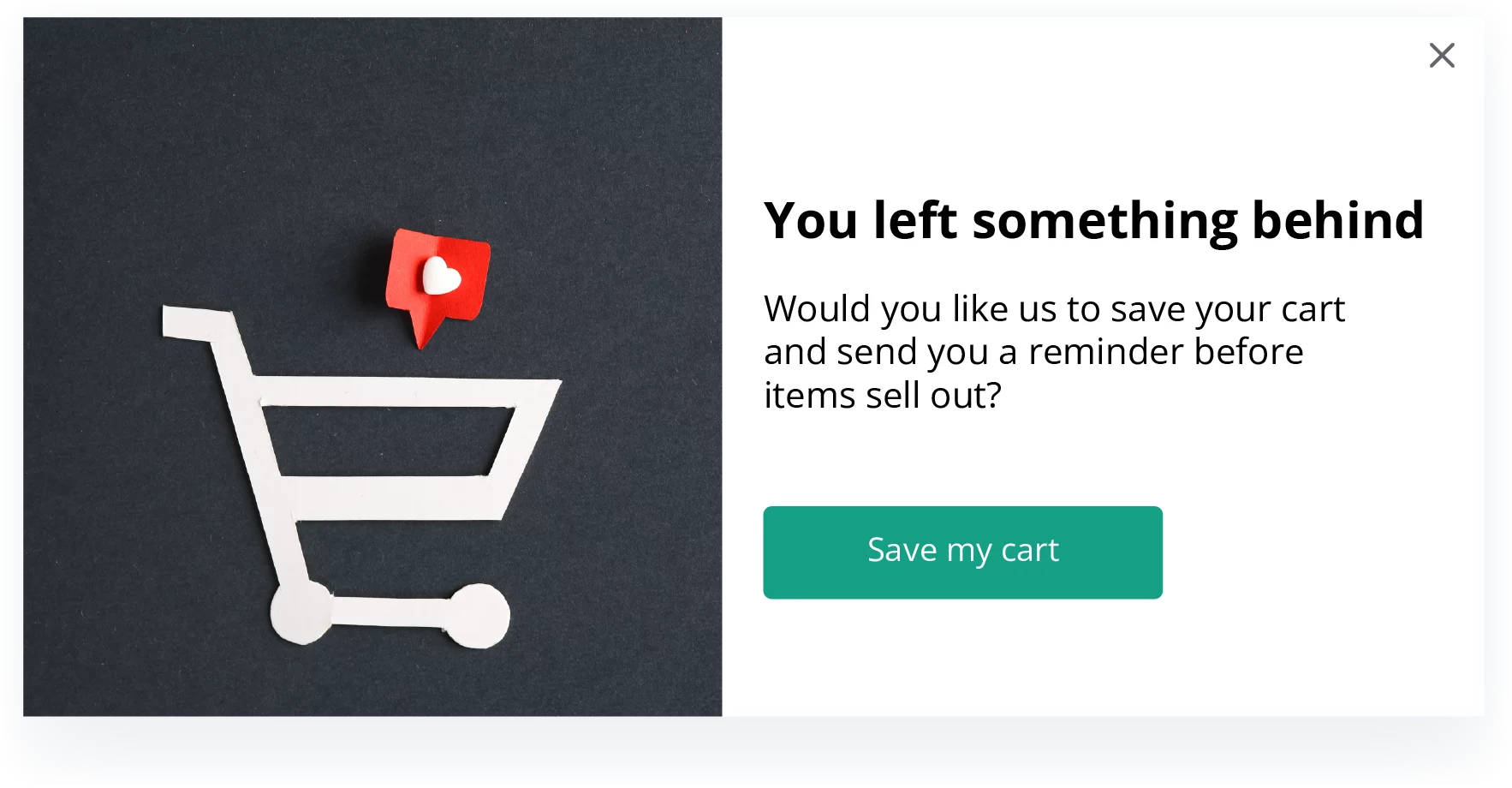 exit intent popup examples to grab visitor's attention with popup overlay